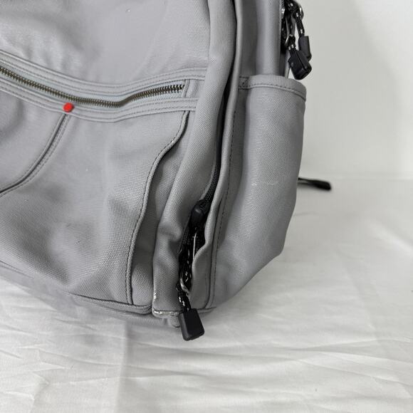 STATE Bags Backpack Frost Gray One Size Map Lining Laptop Sleeve Padded Straps main image 5
